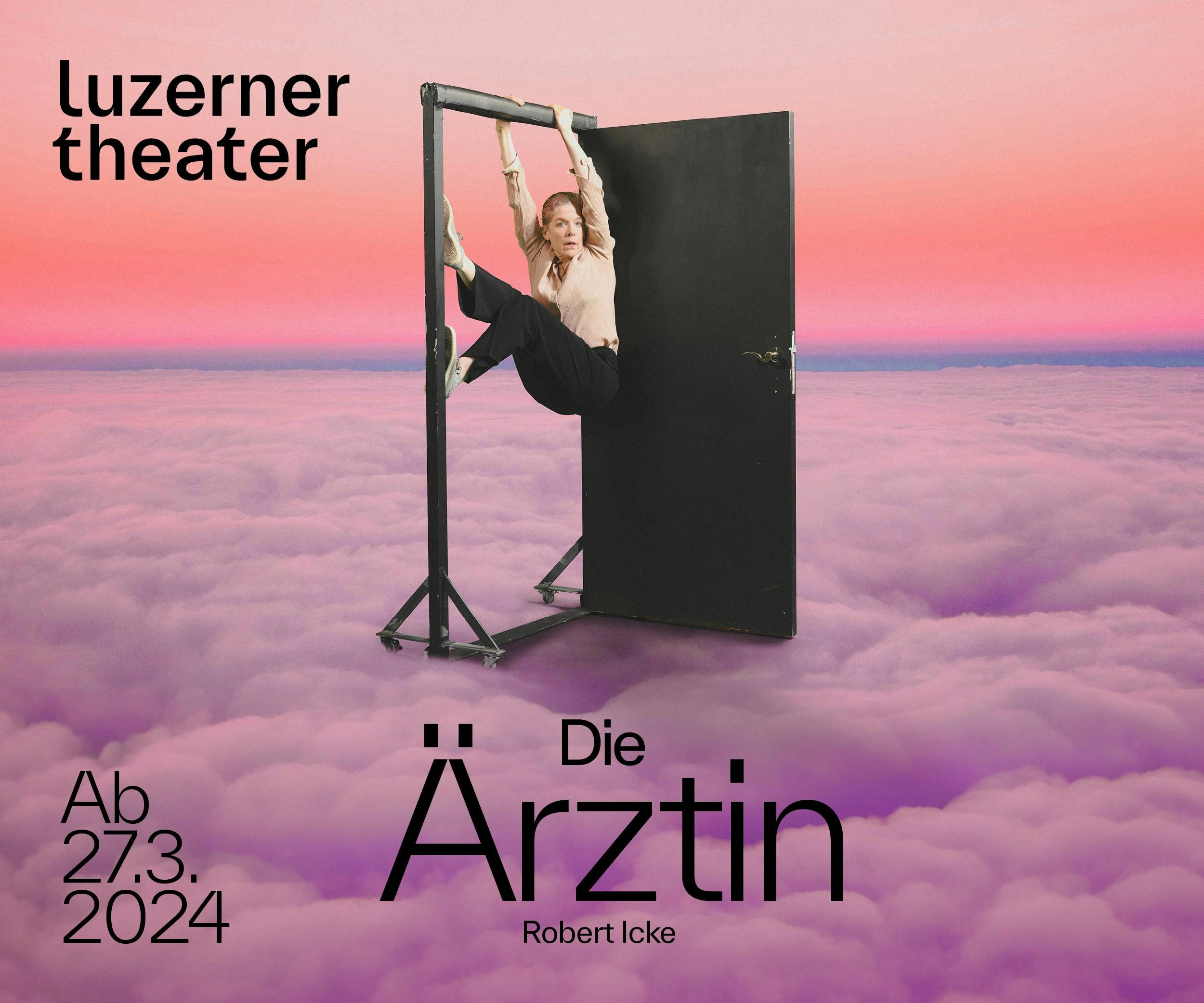 Banner: Luzerner Theater, Ärztin, 15.–21.04.2024