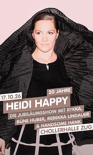 Werbung (intern): Heidi Happy in der Chollerhalle (12.10. - 19.10.26.)