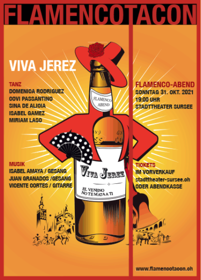 Alkoholflasche, tanzend